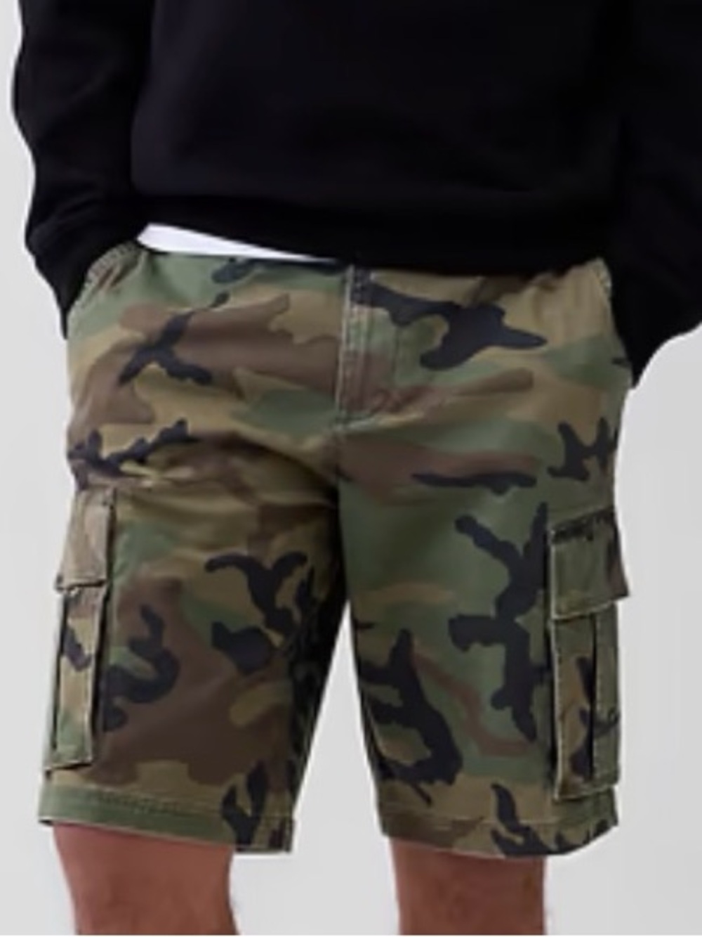 Gap Kids Camouflage Cargo Shorts NEW sz 18 Husky